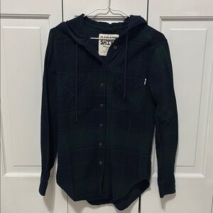 Plaid Hooded Flannel
